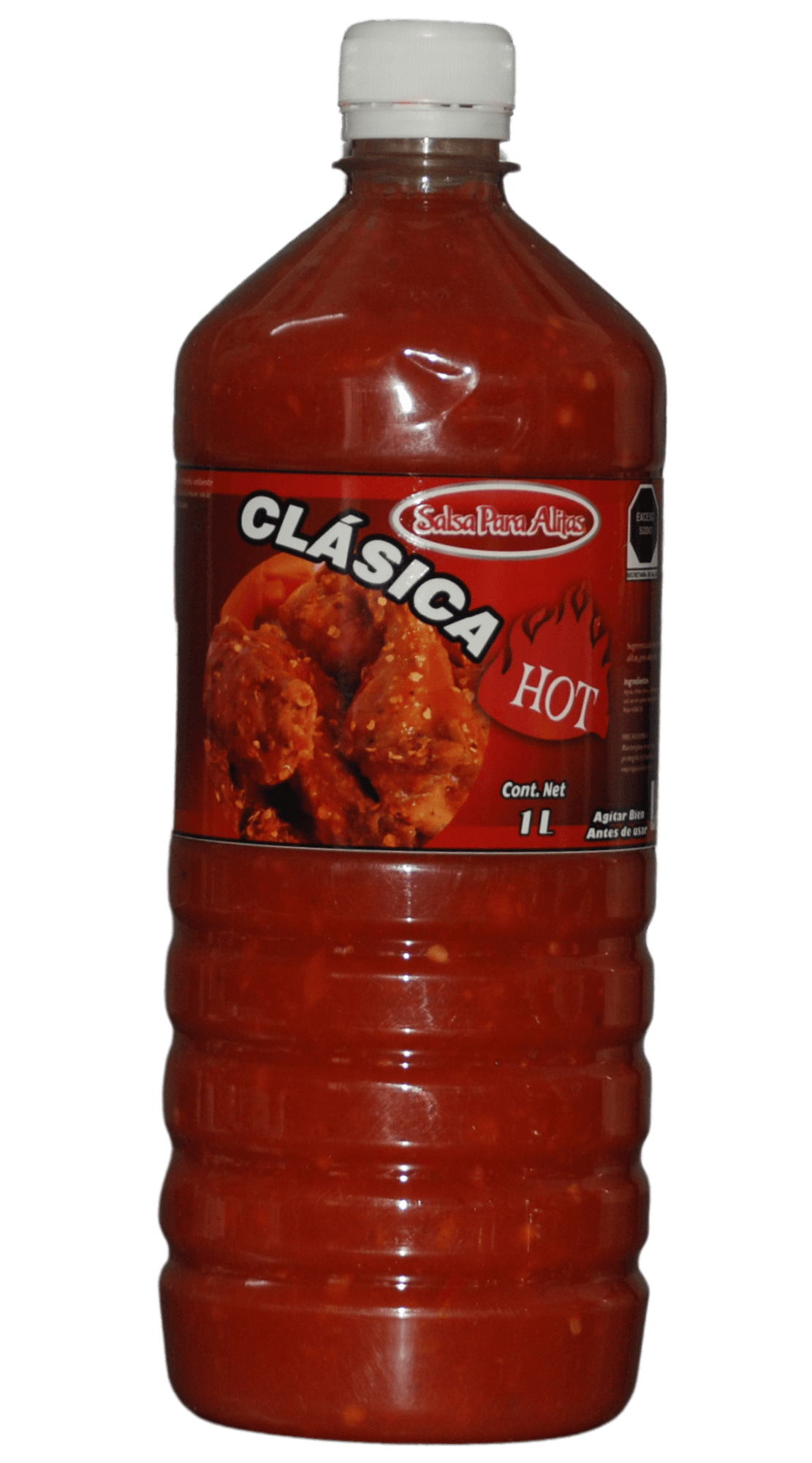 02.salsa-para-alitas-Clasica Hot Botella de 1 litro de salsa para alitas Clasica Hot