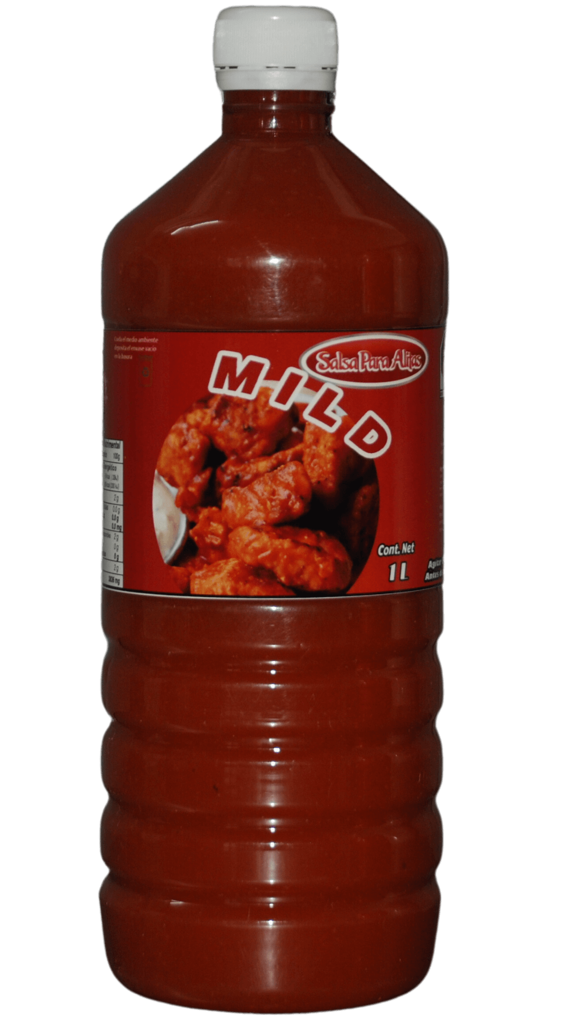 04.Mild Botella de 1 litro de salsa para alitas Clasica Hot