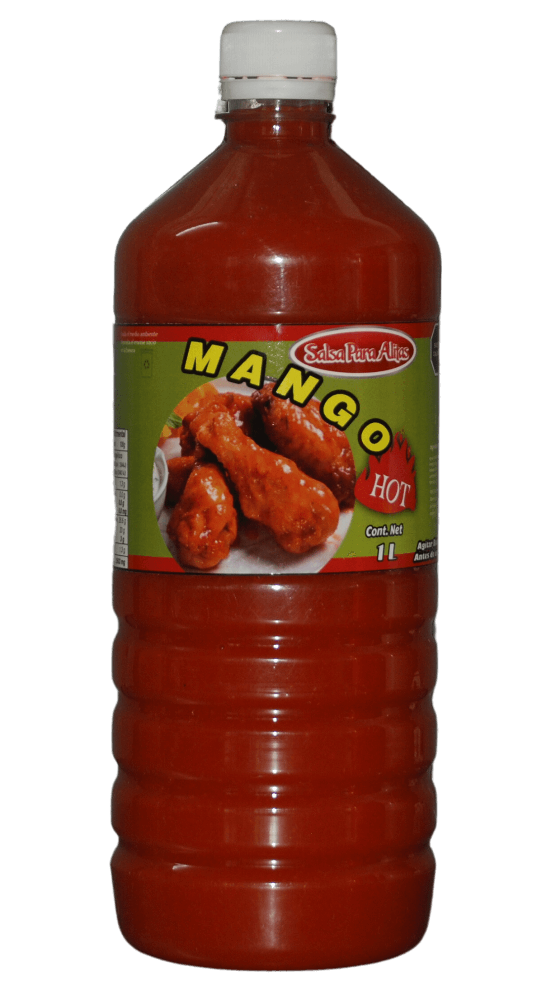 15.Mango Hot Botella litro salsa para alitas lemon hot