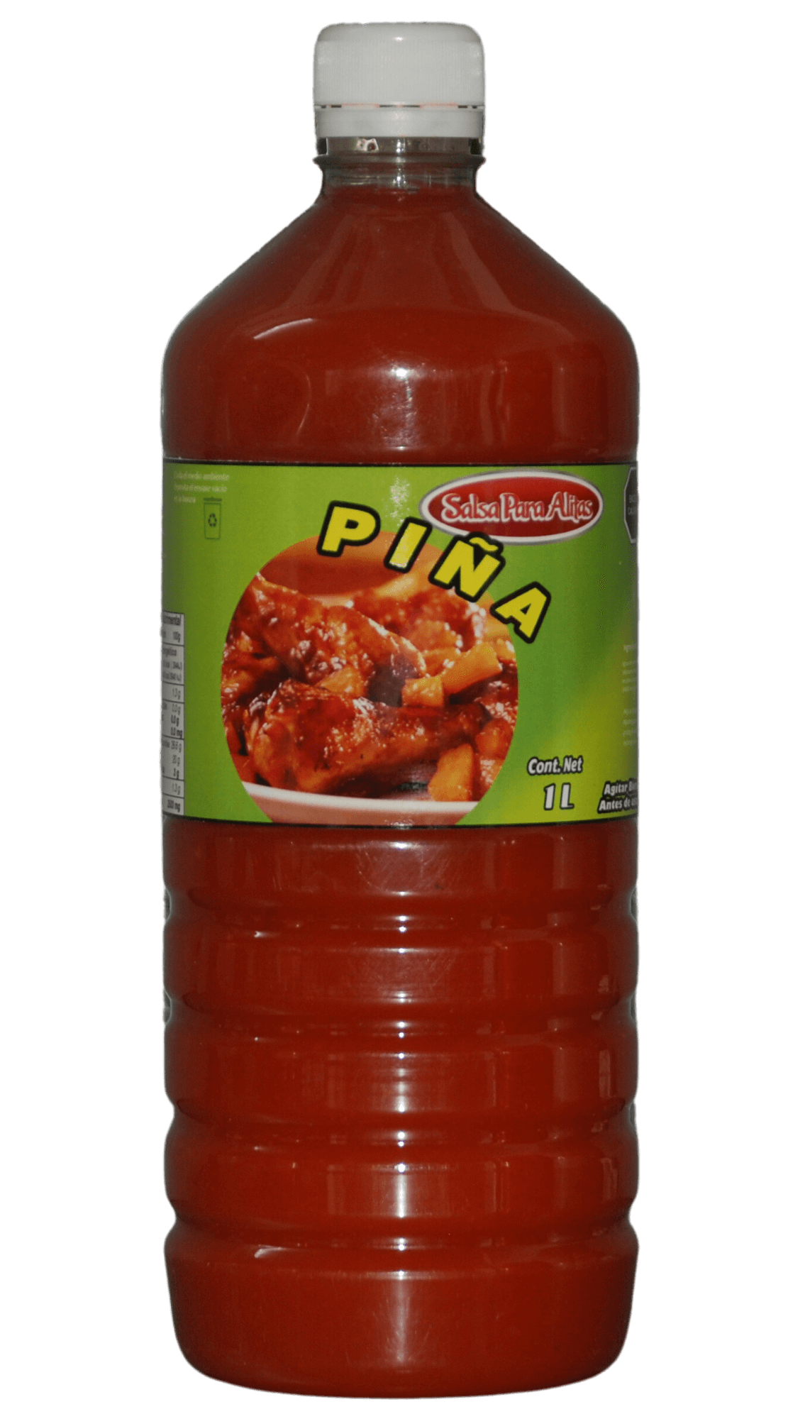 17.Piña Botella litro salsa para alitas lemon hot