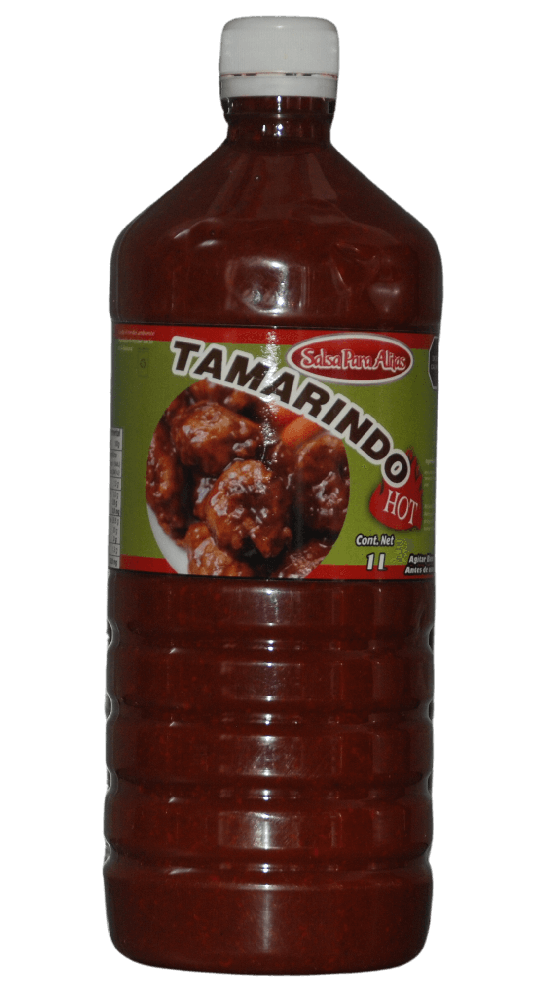 20.Tamarindo Hot Botella de litro salsa para alitas mango