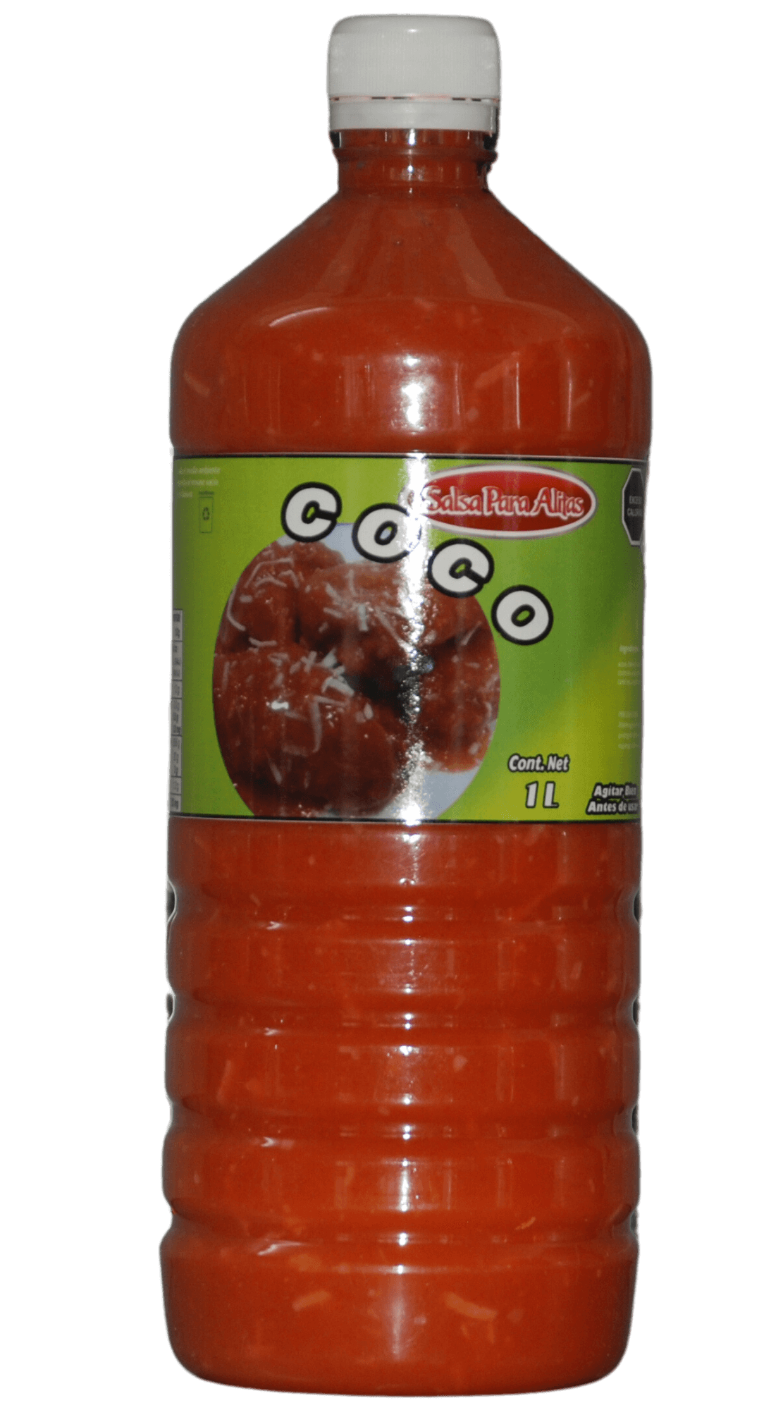 21.Coco Botella litro salsa para alitas lemon hot