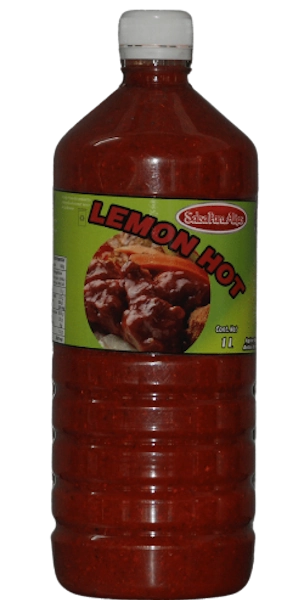 lemon-hot-2-litro Botella litro salsa para alitas lemon hot